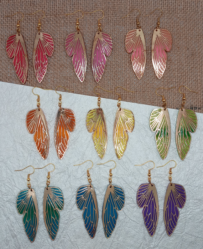 ΔRTISTΔ - Fairy ColorWing Earrings