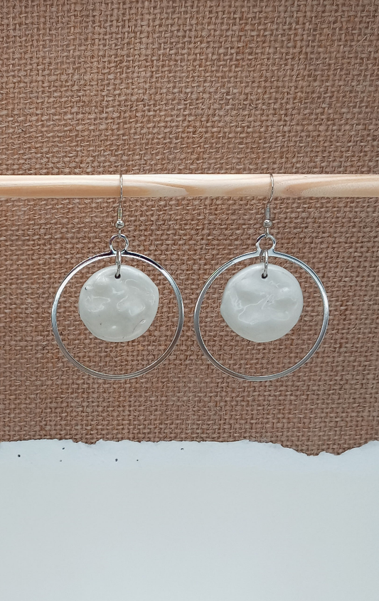 Baroque Boho Pearl Hoops