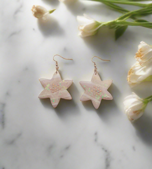 Shimmer & Shine Earrings-Pretty Petals Gold