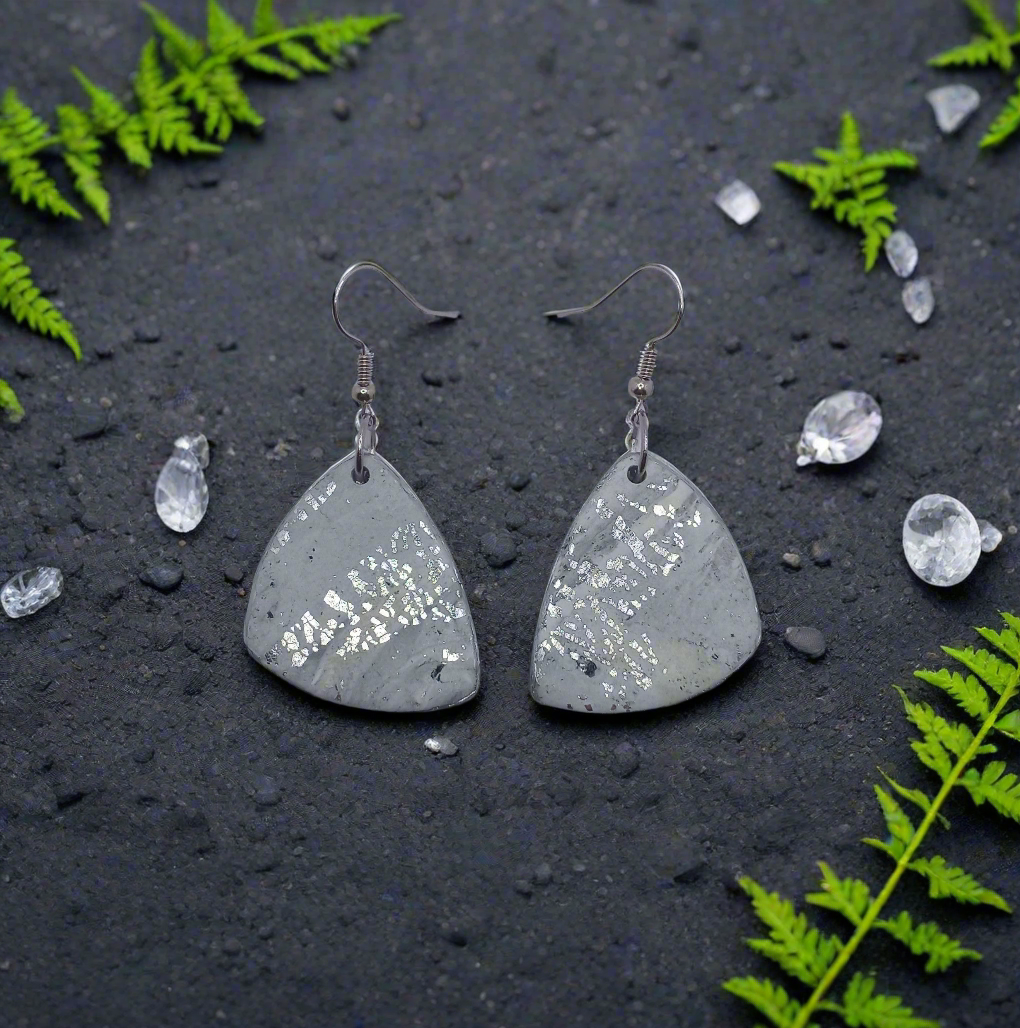 Urban Metallics Earrings-Marbled Reuleaux