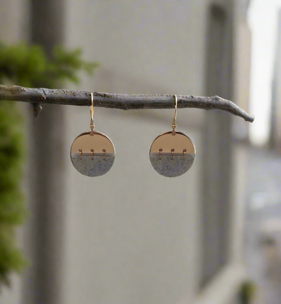 Urban Metallics Earrings-Civil Twilight Gold