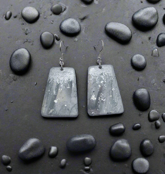 Urban Metallics Earrings-Marbled Megaliths