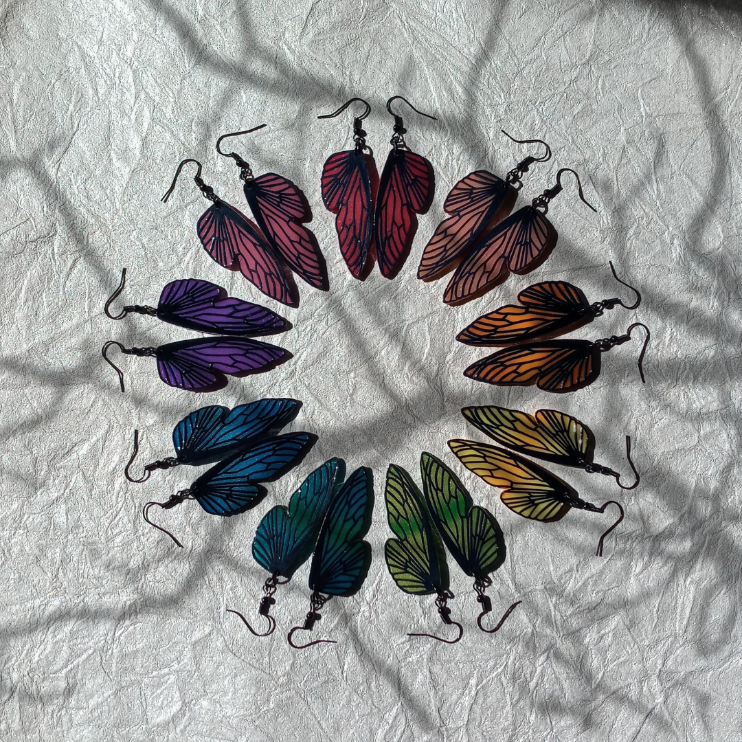 ΔRTISTΔ - Fairy ShadoWing Earrings