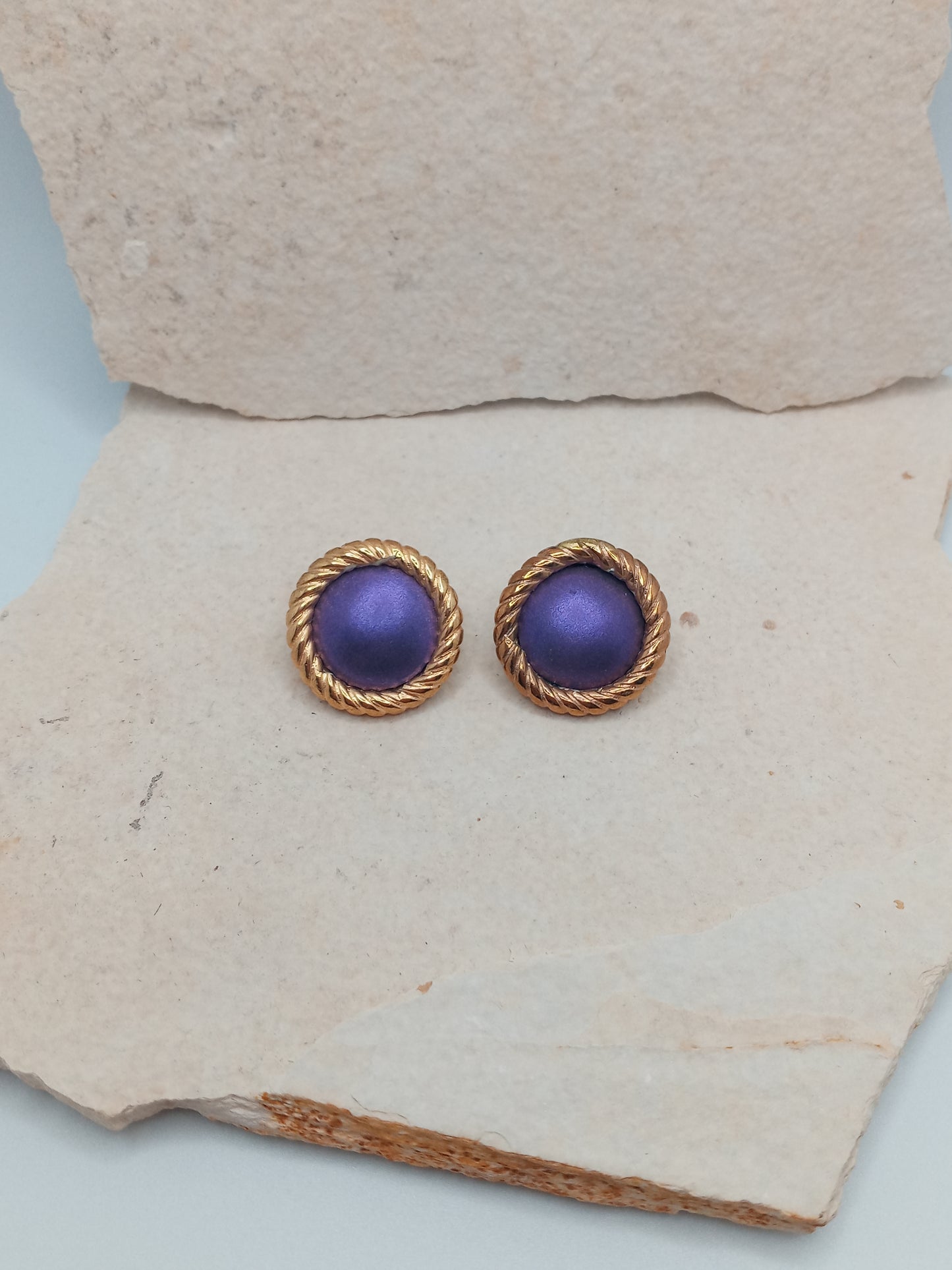 ΔRTISTΔ - Pop of Pearl Earrings-Gold