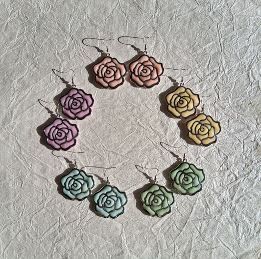*NEW* ΔRTISTΔ - Big Blooms Earrings