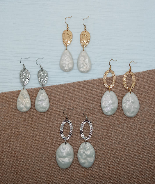 Baroque Bold Pearl Earrings