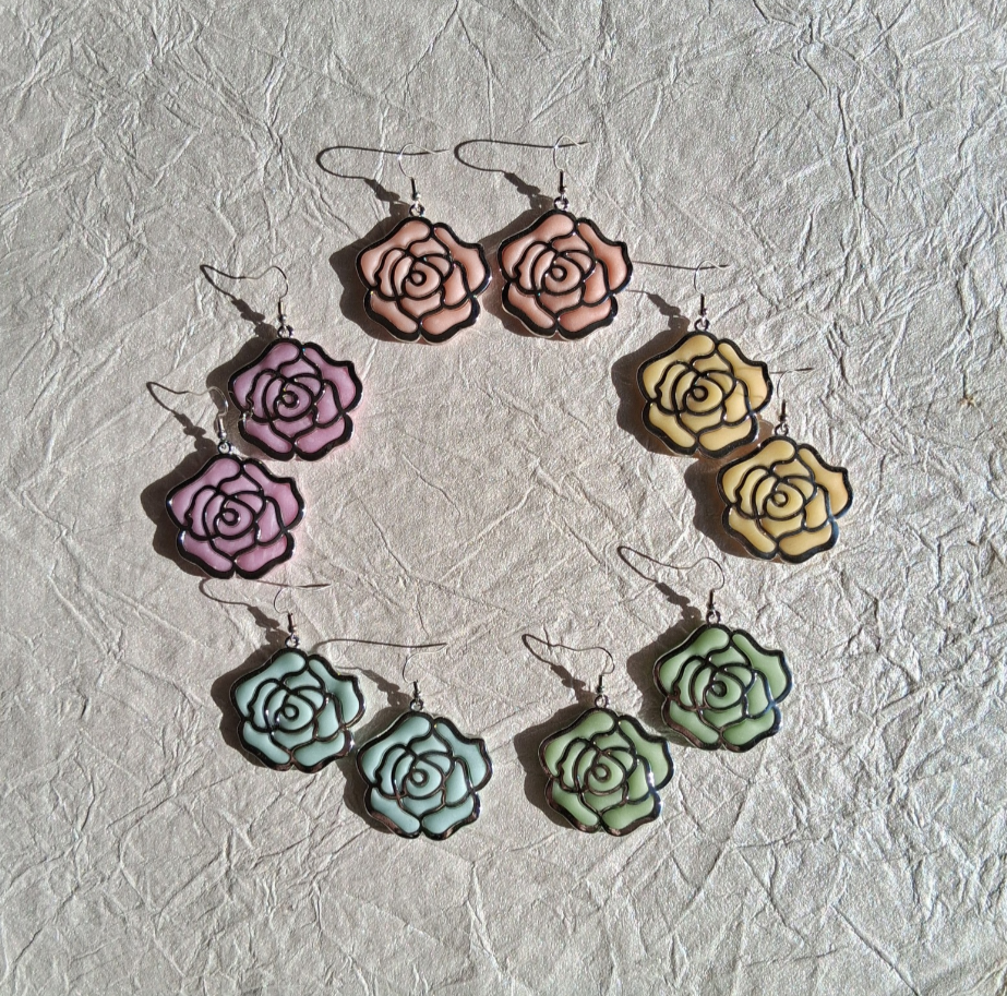 *NEW* ΔRTISTΔ - Big Blooms Earrings
