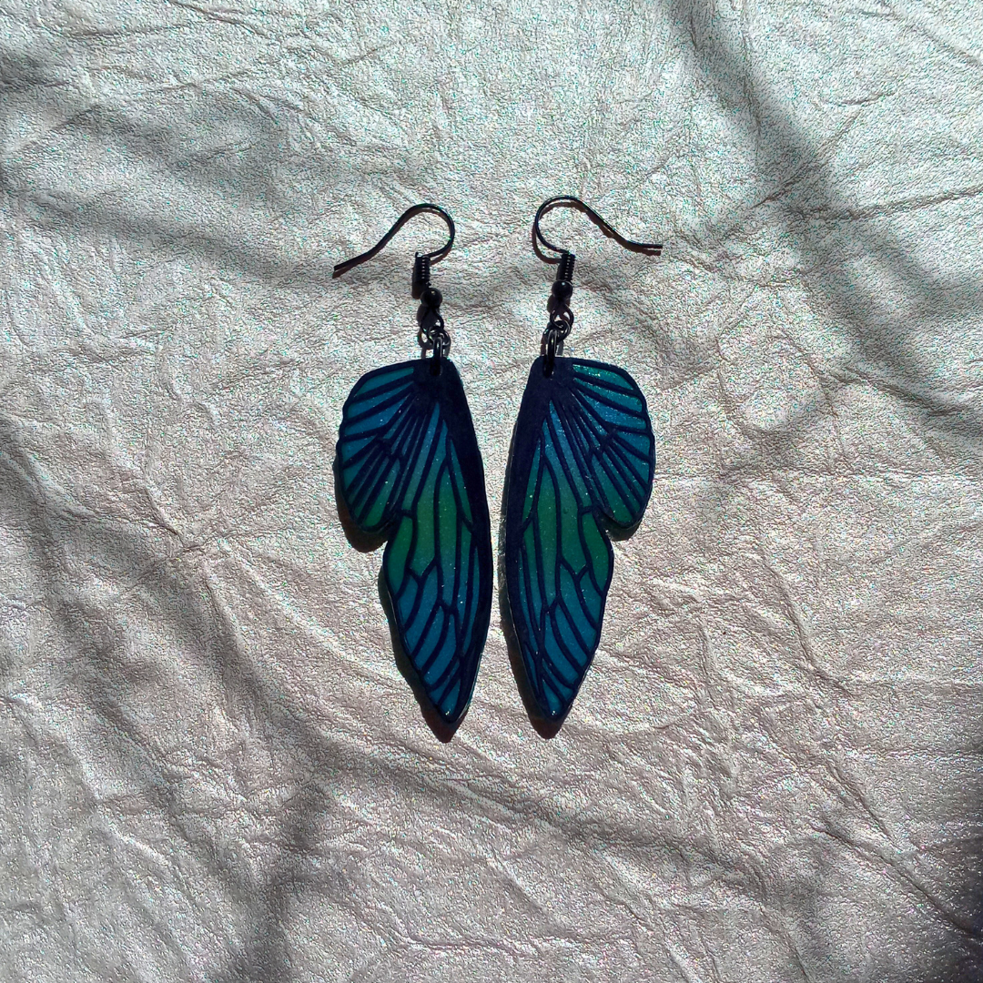 ΔRTISTΔ - Fairy ShadoWing Earrings