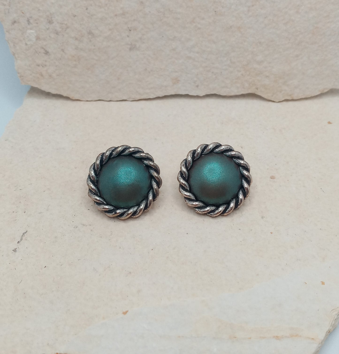 ΔRTISTΔ - Pop of Pearl Earrings-Silver