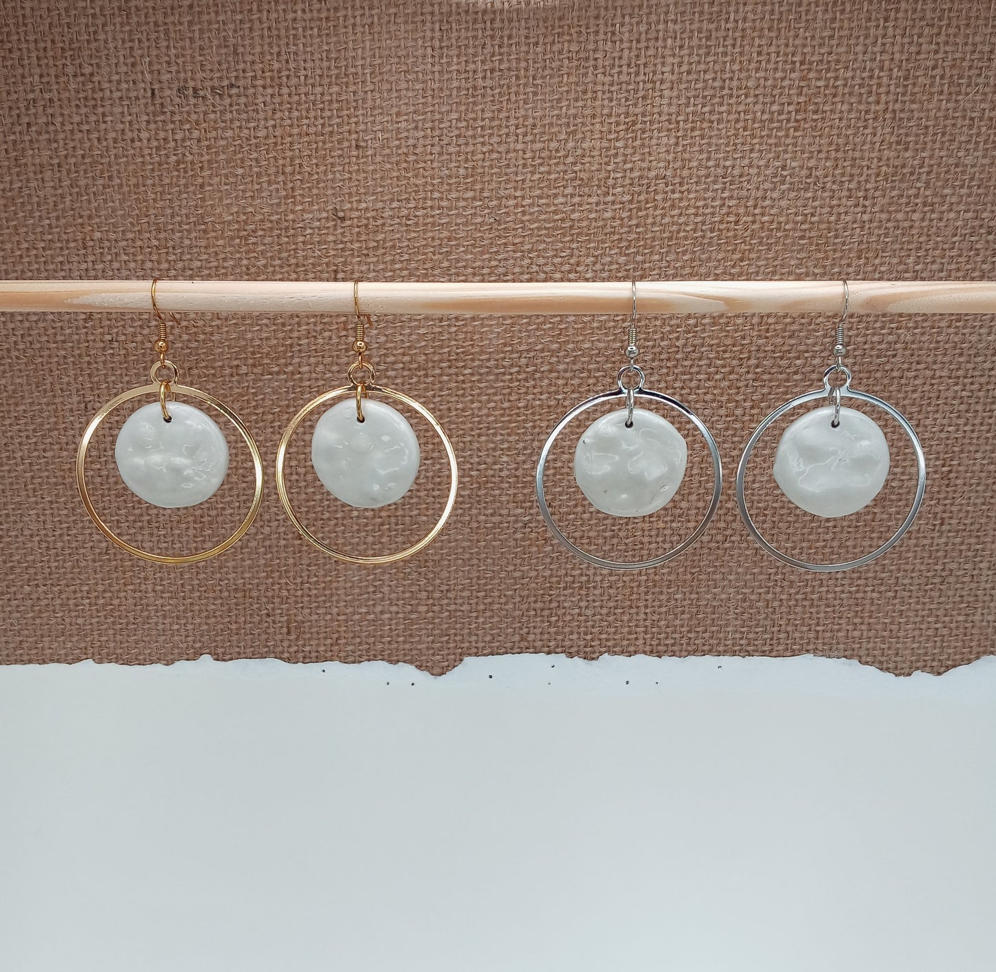 ΔRTISTΔ - Baroque Boho Pearl Hoops
